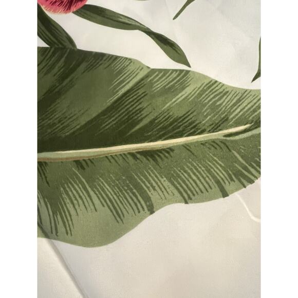 Roun 70 ” Tropical Flowers Tablecloth Hawaiian Kauhale Living Luau - Picture 8 of 9